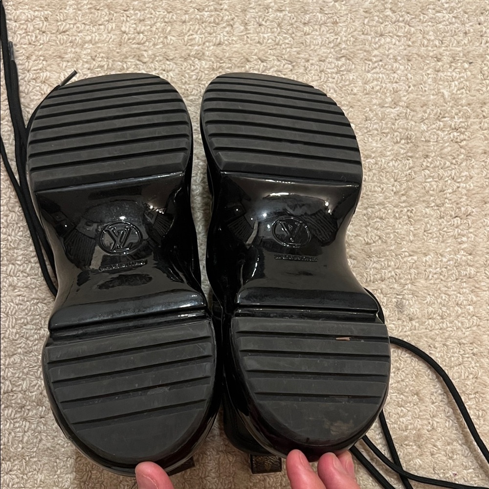 Louis Vuitton Black and Silver Athletic Shoes - Picture 8 of 8